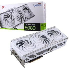 Resim Colorful iGame GeForce RTX 5080 Vulcan W OC GDDR7 256 Bit 16 GB - V Beyaz Ekran Kartı 