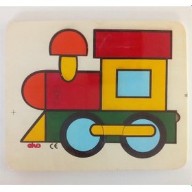 Resim Geometrik Tren Ahşap Bozyap 