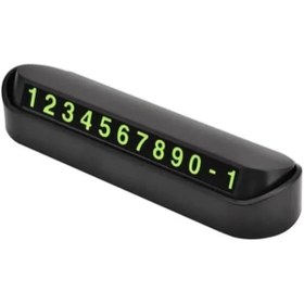 Resim Genel Markalar Aveo 1 Adet Fosforlu Açılır Kapanır Numaratör Ön Torpido Üstü Telefon Numarası Göstergesi Araba 