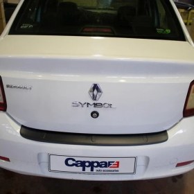 Resim Solarex Renault Symbol 2013 Üzeri Arka Tampon Koruma Eşiği Mat Plastik 
