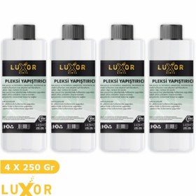 Resim Luxor Kimya Pleksi Yapıştırıcı 4x250 Gr İnce Kloroform 