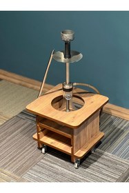 Resim FAYMEND Nargile Sehpası Tekerli 1. Sınıf Mdf Malzeme 