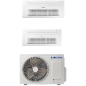 Resim Samsung Wind Free Multi Tek Yön Kaset 1+2 Sistem (AJ050TXJ2KH/EA) 2x9000 Btu İç 5,2 kw Dış Ünite 