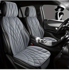 Resim Honeybeeshop Byd Song Plus Pro Qin Dmı Ön Koltuk Yastığı 2li Set Gri Araç İçi Aksesuarları 