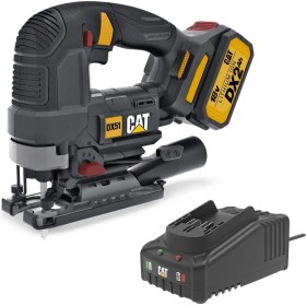 Resim Cat DX51BC 18VOLT 2.0AH Li-Ion Tek Akülü Profesyonel Kömürsüz Dekupaj Testere 