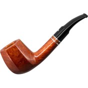 Resim Şahin Üç Yıldız 485 9mm. Filtreli Ebonit Saplı Pipo 