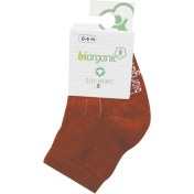 Resim Bibaby Biorganik Simple Bebe Çorap 68368 Kiremit 