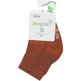 Resim Bibaby Biorganik Simple Bebe Çorap 68368 Kiremit 