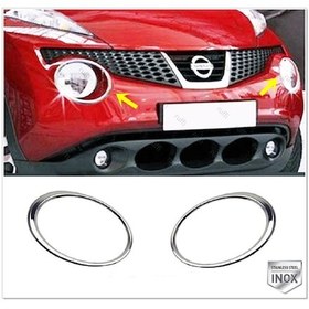 Resim Nissan Juke Krom Far Çerçevesi 2 Prç. 2010-2014 Arası P. Çelik 