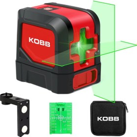 Resim KOBB KBL91G 30 Metre Profesyonel Yatay ve Dikey Otomatik Hizalamalı Yeşil Çapraz Çizgi Lazer Distoma 