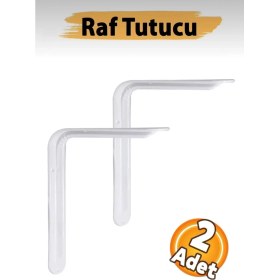 Resim Beşel 12X14 Raf Altı Raf Tutucu Beyaz 26 x 34 cm (2 Adet) 