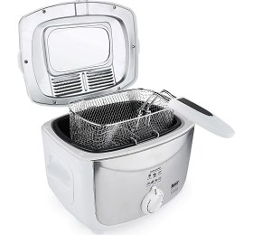 Resim Fakir Gala 1.5 Lt Paslanmaz Çelik Fritöz - Beyaz Renkli 