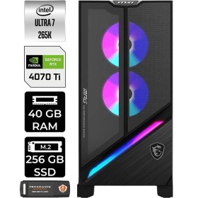 Resim Msı Mpg Infınıte X3 Aı Intel Core Ultra 7 265K 40GB 256GB SSD RTX4070TI/16GB Windows 11 Pro Masaüstü Bilgisayar & Per4 USB Bellek 2NUF701SEUP376 