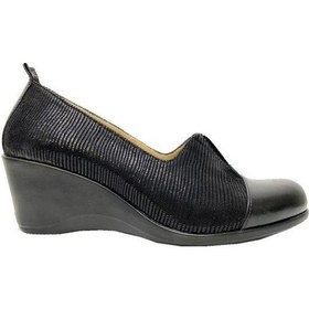 Resim Nish Exclusive 910 Kadın Hakiki Deri Topuklu Klasik Ayakkabı 001 