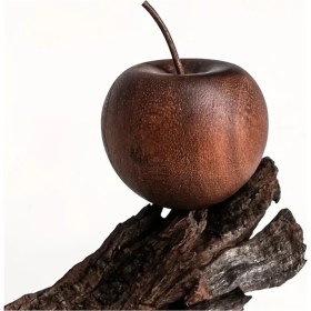 Resim Fochsia 1 Veya 2 Adet Doğal Ahşap Elma Koku Difüzörü - Yenilenmiş Şapeli Ahşap Desenli Oda Kokusu 