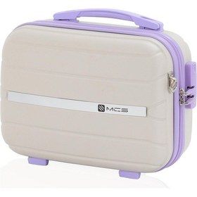 Resim Mçs Polipropilen 4lü Valiz Seti V366 S21sy1000048-set 10729 Kemik/lila Kemik - Lila 