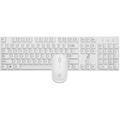 Resim Rogfer Zgb 8820 Candy Color Kablosuz Klavye + Mouse Seti Beyaz - Beyaz Optik 