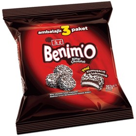 Resim Eti Benim'o Bitter Çikolata Kaplı Bisküvi 3x69 G 