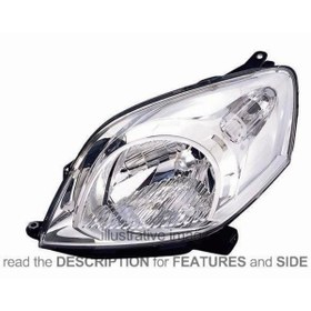 Resim Opar Fiat Fiorino Bıpper Nemo 2007- Far Sol (Oem No:1353198080) 