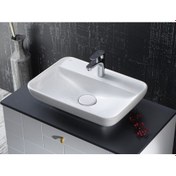 Resim Turkuaz Seramik Lal Lavabo 