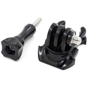 Resim Gplus Tüm Aksiyon Kameralarla Uyumlu 360 Derece Dönen Vidalı Aparat Seti 