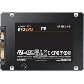 Resim AyrStore Samsung MZ-77E1T0BW 870 Evo 1tb 560/530, 2,5&amp;quot; Sata SSD (Türkiye Distribütörü Garantili) 