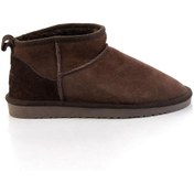 Resim Kahve Hakiki Deri Kadın Bot & Bootie K02502020802 Kahve 