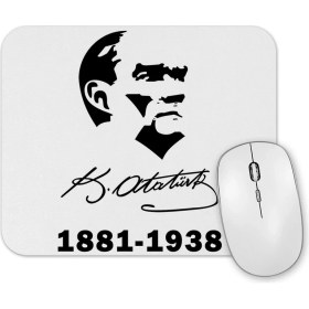 Resim Baskı Dükkanı 10 Kasım Atatürk Tişörtü Mouse Pad 