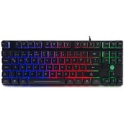 Resim Genel Markalar Dexim Dka006 Kbl-088 Rgb Led Işıklı Kablolu Oyuncu Klavyesi Siyah 