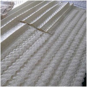 Resim Evsay Dolap Içi Kapitone Güpürlü Raf Örtüsü En 50cm Boy 250cm Krem 