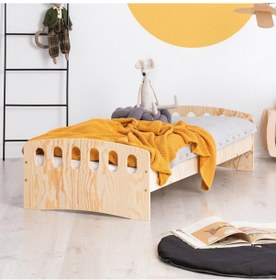 Resim Markaawm White Markaawm Montessori Yatak 90X190 Ahşap Çocuk Karyola Beşik 