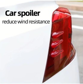 Resim Willowhaven Kırmızı 6 Adet Kendinden Yapışkanlı Tpu Bant - Araç Spoiler Rüzgar Direnci Azaltma Tek Kullanımlık 
