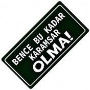 Resim Karamsar Olma Yazılı Sök-tak-pratik Vantuzlu Yeni Nesil Dekor P 