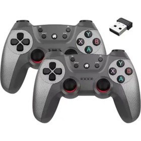 Resim 2.4g Kablosuz Gamepad Android Mobil Bilgisayar Tv Pc Ps3 Steam Gamepad 2 Adet 