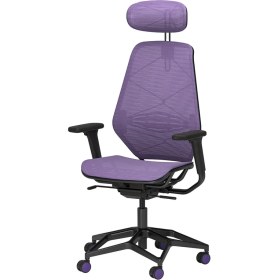 Resim IKEA Styrspel Oyuncu Sandalyesi Mor Siyah 