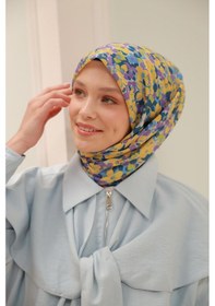 Resim Silk Home Soft Eşarp 73081-29 Taş, Eflatun, Petrol Mavisi, Fıstık Yeşili, Mavi 