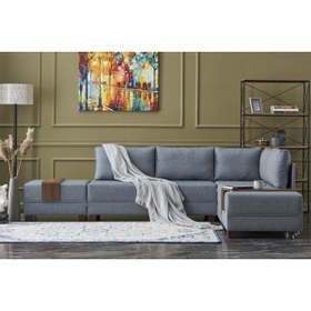 Resim Vivense FLY YATAKLI KÖŞE KOLTUK, MAVİ 