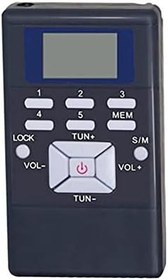 Resim 102 Dijital Radyo Mini LCD Ekran Kulaklıklı Taşınabilir Çok Fonksiyonlu Alıcı 
