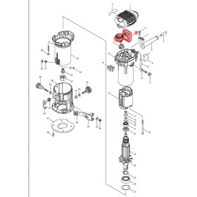 Resim Makita RT0700C Devir - Hız Kontrol Kartı Ürün Kodu 620040-8 