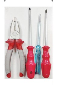 Resim rigour Pense Kontrol Kalemi Düz + Yıldız Tornavida 4'lü Set 