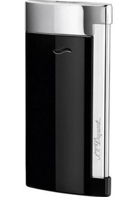 Resim S.T. Dupont Slim 7 Çakmak 027700 Krom/parlak Siyah 