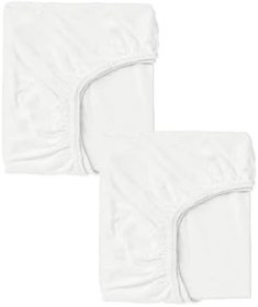 Resim 2 Adet Pamuklu ve Lastikli 60 x 120 x 15 cm Penye Bebek Çarşaf 
