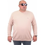 Resim Starbattal Büyük Beden Selanik Classic Sweat 23200 Bej-Bej 