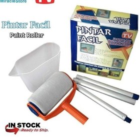 Resim Pintar Facil Pratik Damlatmayan Boya Rulosu Ve Fırçası 