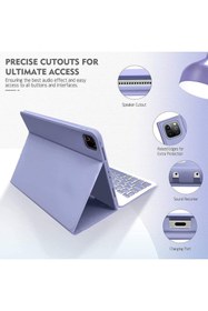 Resim Fogy Ipad Air 11 6/5/4 Nesil M1/m2 2024 Çipli Uyumlu Bluetooth Türkçe Q Klavyeli Kılıfı (TABLET DEĞİLDİR) 
