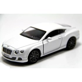 Resim Beyaz - 2012 Bentley Continental GT Speed 1:38 Çek Bırak Oyuncak Araba 