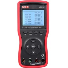Resim Uni-T Unit UT267B 2/3 Fazlı Akıllı Dijital Volt Ampermetre 