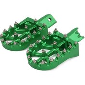 Resim Tongdashop Yeşil Motosiklet Ayaklıkları - Chinese Stomp, Lucky Mx, Thumpstar Uyumlu 