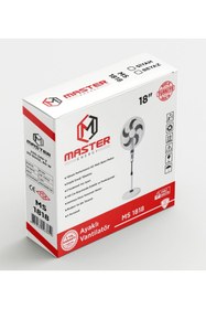 Resim by forever Master energy Ayaklı Vantilatör Bakır Motor Ms1818 60w 18″ (5P) Beyaz 