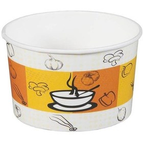 Resim Çorba Kasesi Kapaksız 100 Adet Çok Renkli 